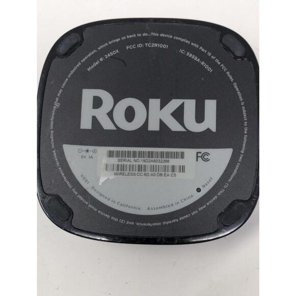 Roku LT 2450X TV Media Streamer Purple Remote- No Cord - Picture 2 of 2